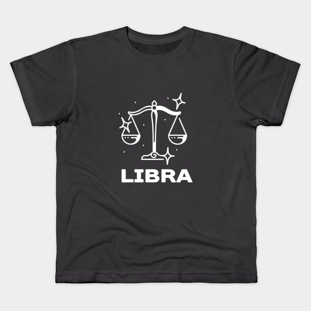 Zodiac Signs Libra Kids T-Shirt by Questshopz